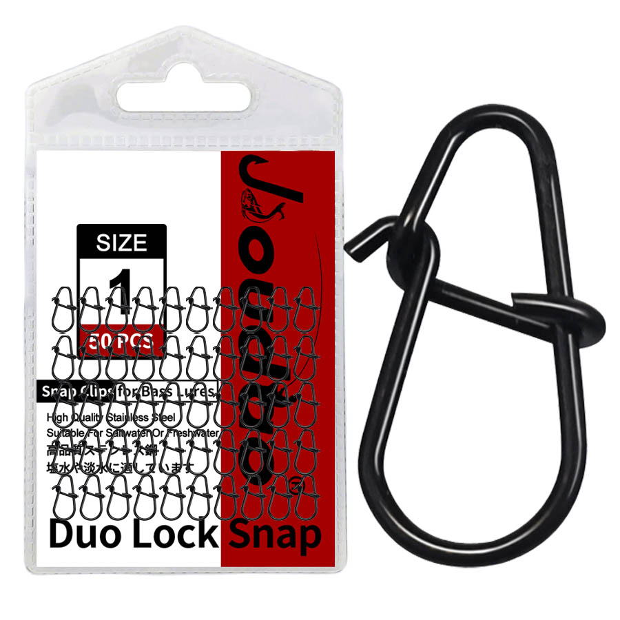 Fishing Lure Accessories - 50 ชิ้น Crankbait Snaps สแตนเลส Duo