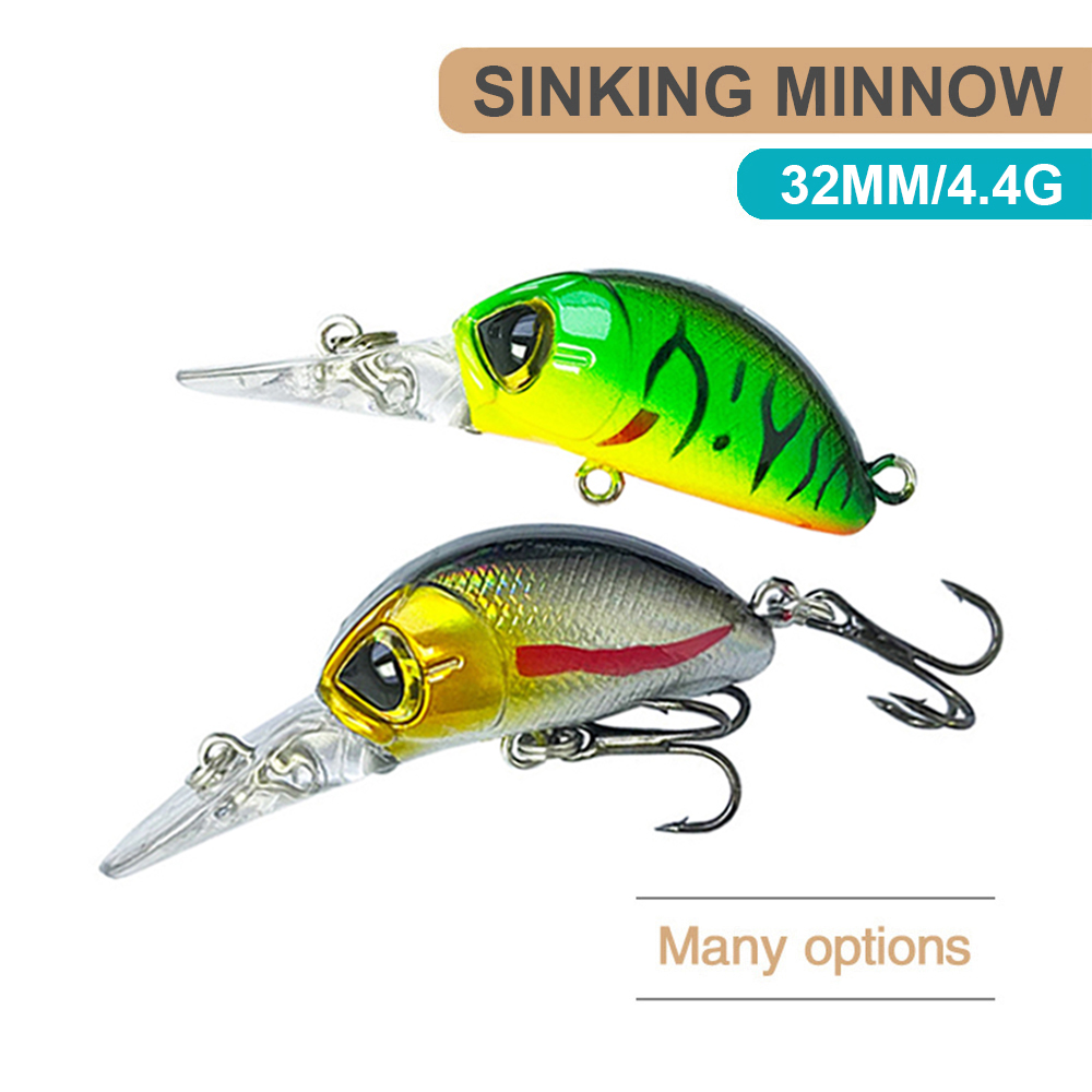 Fishing Lure Jerkbait - 3.2 ซม.4.4g เหยื่อตกปลา Sinking Micro Minnow