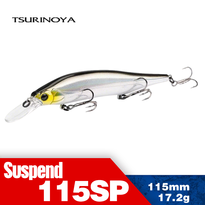 TSURINOYA 115mm 17.2g ระงับ Mi - Fishing Lure Jerkbait บทวิจารณ์และราคา