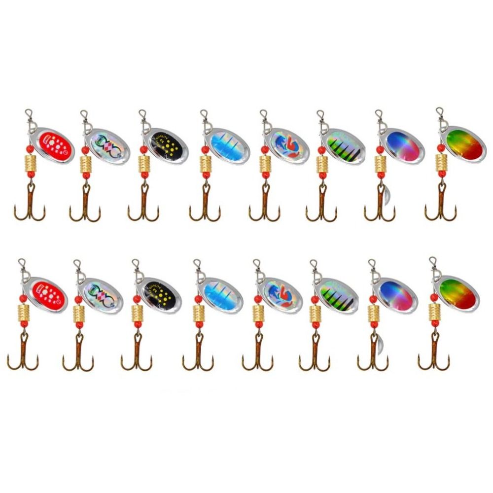 กระเป๋าเก็บเหยื่อตกปลาแบบหมุนไ - Fishing Lure Spinnerbait บทวิจารณ์และราคา
