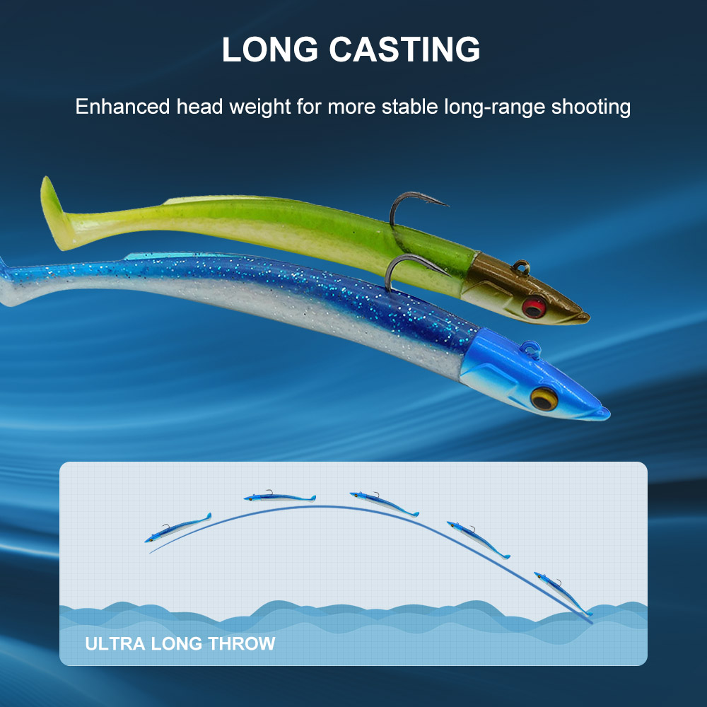 ESFISHING เหยื่อตกปลาแบบนิ่ม เ - Fishing Lure Soft Plastic บทวิจารณ์และราคา