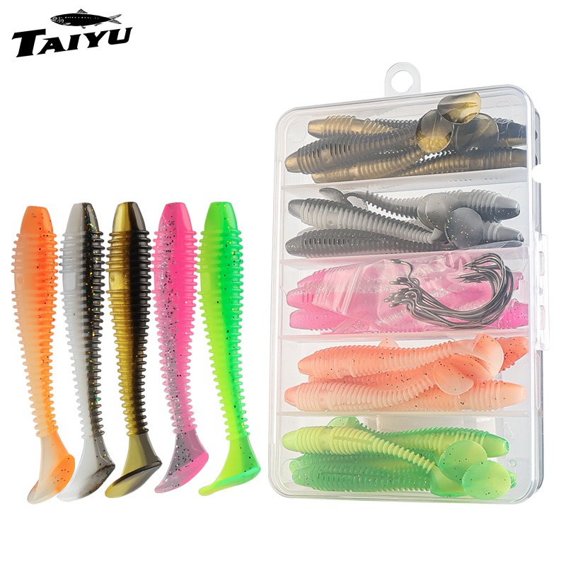 ชุดเหยื่อตกปลา TAIYU 25/35 ชิ้ - Fishing Lure Soft Plastic บทวิจารณ์และราคา