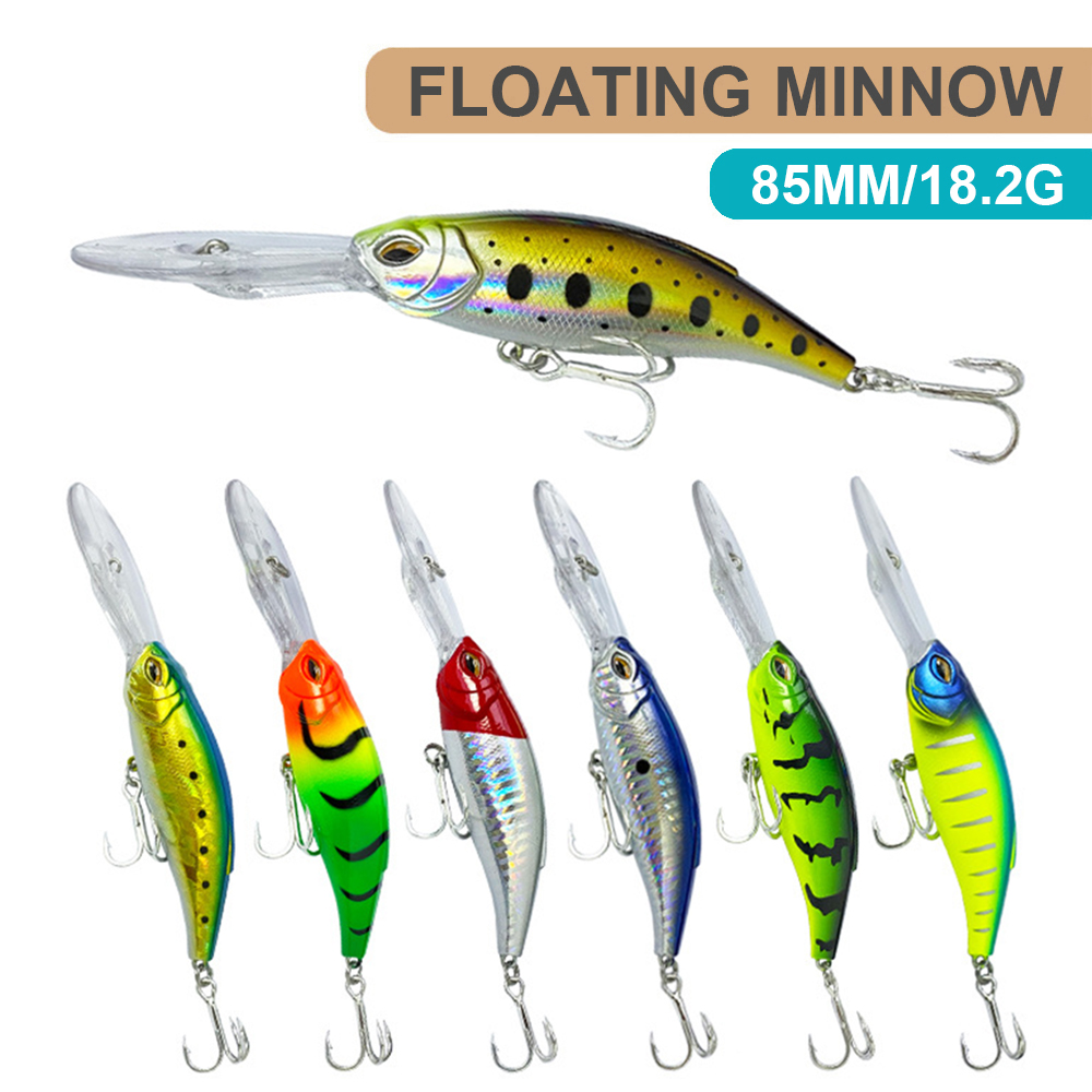 8.5 ซม.18.2g เหยื่อตกปลาลอย Mi - Fishing Lure Jerkbait บทวิจารณ์และราคา