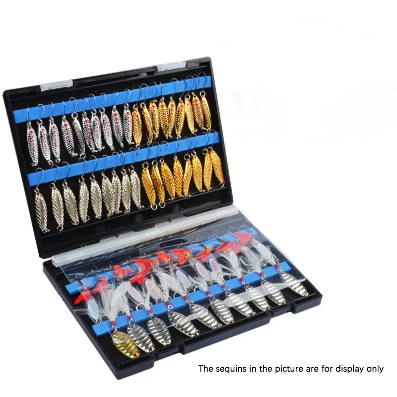 กล่องอุปกรณ์ตกปลาแบบพกพา สองด้ - Fishing Lure Spinnerbait บทวิจารณ์และราคา